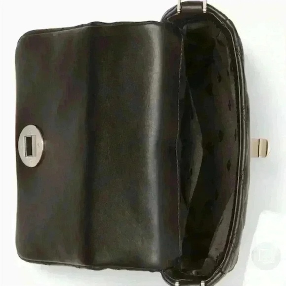 Kate Spade Natalia Quilted Leather Square Crossbody in Black NWT - Picture 8 of 9